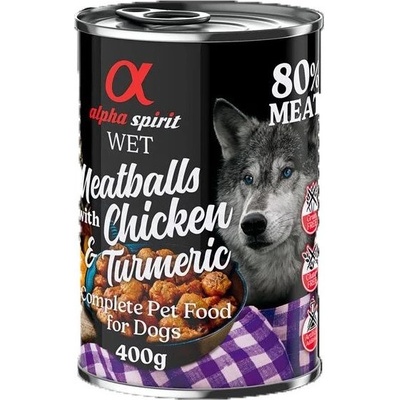 Alpha Spirit Meatballs - Пиле с куркума 400 г