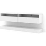 BIM Furniture ТВ шкаф Duo 160, бял мат (TVSDUO160SET)