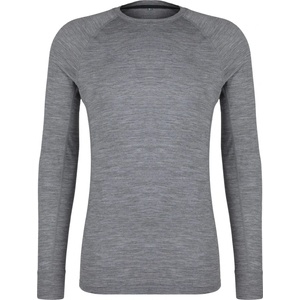Stoic Мъжко мериносово термобельо Stoic Merino180 BengtSt. L/S Merino base layer - Charcoal Grey Melange (015-2080-0213)
