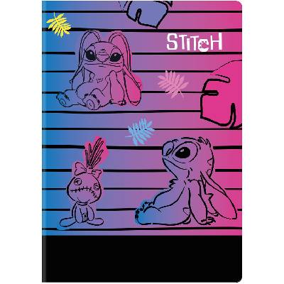 Тетрадка Cool Pack Disney - Stitch Purple, А4, 60 листа, малки квадратчета (91422PTR)