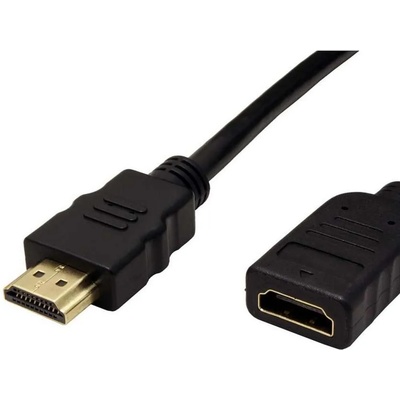 Кабел Roline 11.99. 5571, от HDMI (м) към HDMI (ж), 1.5m, черен (11.99.5571)
