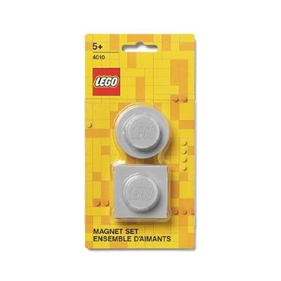 LEGO Магнит, 2 различни форми, lego, сив 40101740 (40101740)