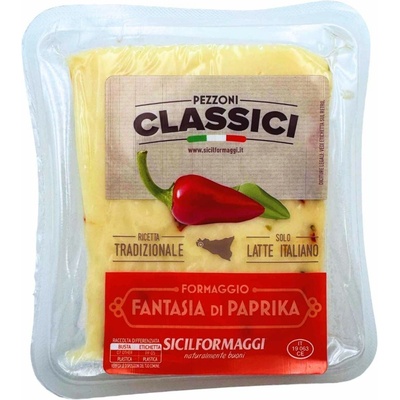SICILFORMAGGI Polotvrdý syr Primo Sale syr s paprikou 200 g