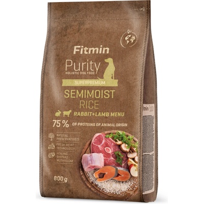 Fitmin purity ориз полувлажен заек и агнешко 800 г