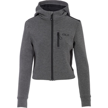 Image 1 of DLX Суичър DLX Women's Fernanda Cropped Zip Hoodie - Grey Marl