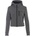 DLX Суичър DLX Women's Fernanda Cropped Zip Hoodie - Grey Marl