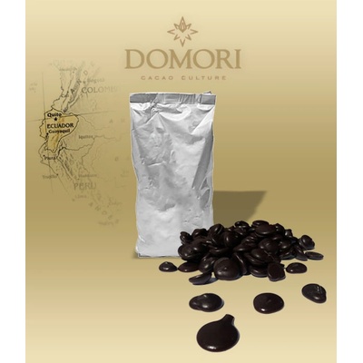 Domori Arriba Čokoláda Ecuador 72% hořká pecky 1 kg