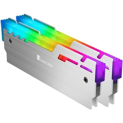 Jonsbo Пасивно охлаждане за RAM памет, Jonsbo NC-3, ARGB, 2 броя (JONSBO-ZURA-255)