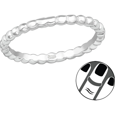 Lunica Stříbrný midi prsten 0434