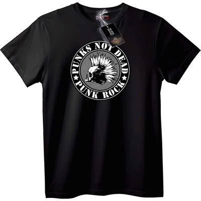 NOONEBRAND Тениска Пънк Не е Мъртъв - 2XL, White