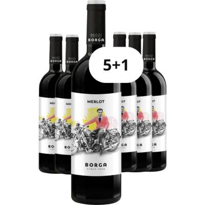 Cantine Borga Merlot 2025 12,5% 6 x 0,75 l (holá láhev)