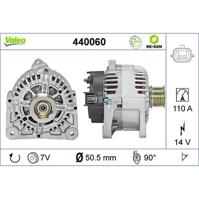 VALEO Alternátor VALEO 440060