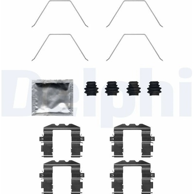 Sada příslušenství, obložení kotoučové brzdy Delphi LX0705