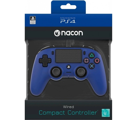 Nacon Wired Compact Controller PS4OFCPADBLUE