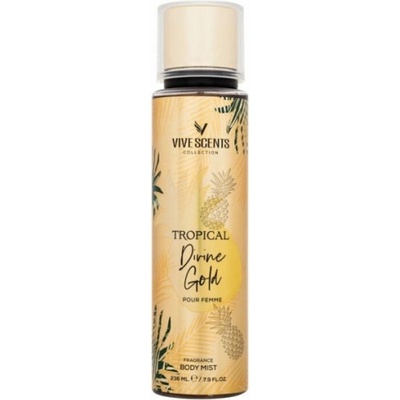 Vive Scents Tropical Divine Gold Body Spray за жени 236ml