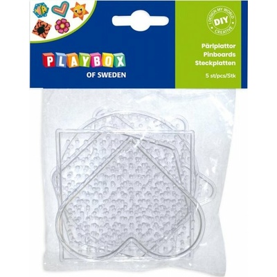 Playbox Podložka pre zažehľovacie korálky - ABECEDA, ČÍSLA