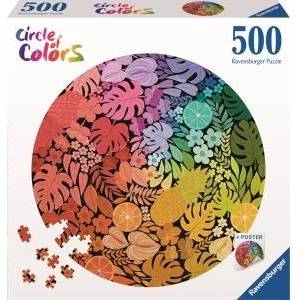 Ravensburger Puzzle 2D 500 Color palette. Tropics