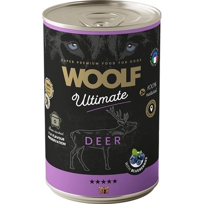 Woolf Ultimate Adult Deer with Blueberries 400 g