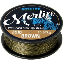 Kryston šnúra Merlin fast Sinking braid piesková 20m 35lb