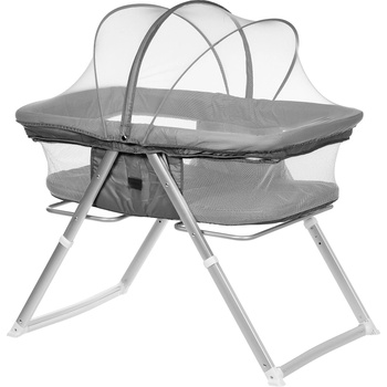 Детска кошара - люлееща elias, тъмно сива - Тъмно сив