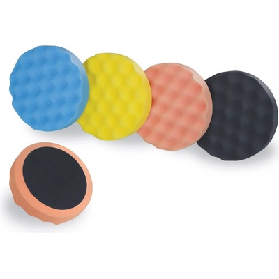 BOLL Profilovaná houbička na leštění na suchý zip 150mm středně tvrdá žlutá