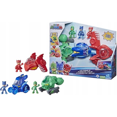 Hasbro PJ Masks Pyžamasky Sada 3v1 3 figurky a 3 vozídla