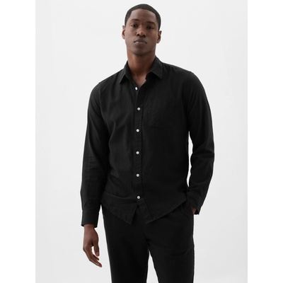 GAP Риза от лленобленда Standard Fit GAP GAP | Cheren | МЪЖЕ | S