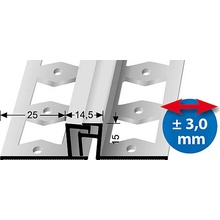 Küberit Dilatačný profil Stříbro F4
