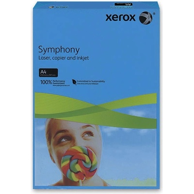 Цветна хартия Xerox Тъмносин A4 500 л. 80 g/m2 (A4 500)