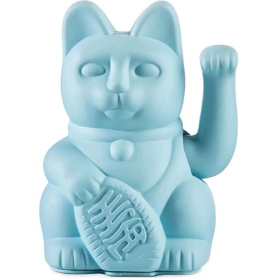 Maneki Neko Donkey Lucky Cat - světle modrá