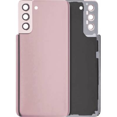 Zadní sklo s krytkou kamery Samsung Galaxy S21+ (No Logo) – Aftermarket Plus – zlatý SAM3568