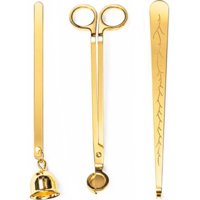 SmileTools Sada pro péči o svíčky elegant - zlatá