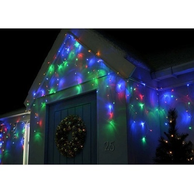 SPRINGOS LED krápníky 22,5 m 500 LED IP44 8 světelných módů multicolor CL0503