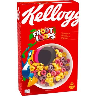 Kellogg's Зърнена закуска Kellogg's Фрут луупс 375 г (1100005988)