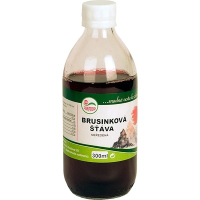 Sunfood Brusinková šťáva 0,3 l