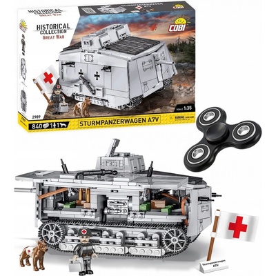 COBI 2989 Great War Německý tank STURMPANZERWAGEN A7V – Zboží Dáma