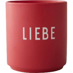 Design Letters Чаша халба Favourite DE Liebe червена (10101017ROSELIEBE)