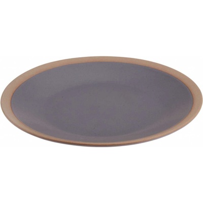 Siaki Collection Kameninový dezertný tanier Clay 18 cm hnedý