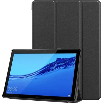 Tech-Protect Smartcase - кожен кейс и поставка за Huawei MediaPad M5 Lite 10.1 (черен) (bulk)
