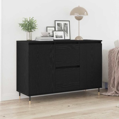 vidaXL Служебен шкаф Черния дъб 101, 5 x 35 x 70 см Инженерно дърво (862147)