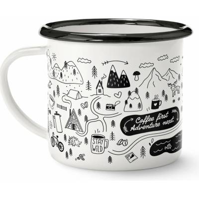 Tchibo Smaltovaný hrnček na kávu Adventure 380 ml