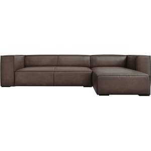 Windsor & Co Ъглов диван от кафява кожа (десен ъгъл) Madame - Windsor & Co Sofas (WIN_RC_71_F1_MADAME1)