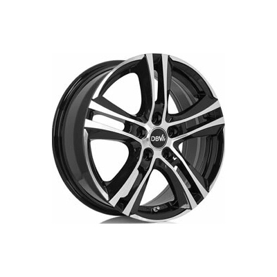 DBV Andorra II 8x19 5x114,3 ET47 black polished