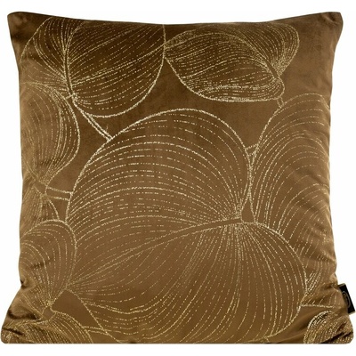 Takoy BLINK 23 z mäkkého zamatu so zlatým motívom listov-HF-388683 45 x 45 cm