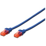 DIGITUS By ASSMANN Пач кабел Assmann UTP Cat. 6 / 1 m / Син