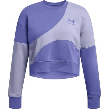 Under Armour Поларена блуза Under Armour Women's Ess Fleece Cropped Crew Sweatshirt - Purple