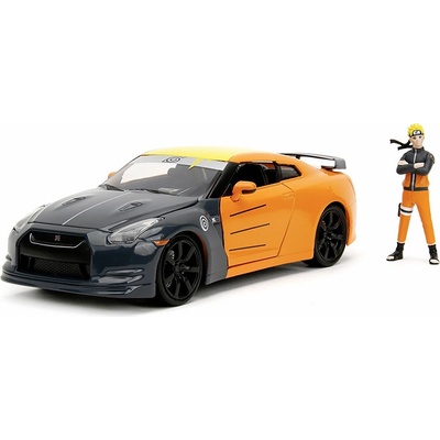 Jada Nissan GT-R R35 2009 s figurkou Naruto Toys 1:24