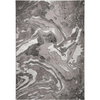 Flair Rugs Сив/сребърен килим 200x290 cm Marbled - Flair Rugs (503119369208)