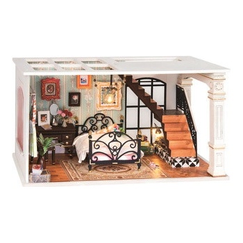 Robotime miniaturní domeček - Party time LED DIY 1:24