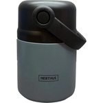 Nerthus 650 мл сив двустенен термос за храна с дръжка Nerthus